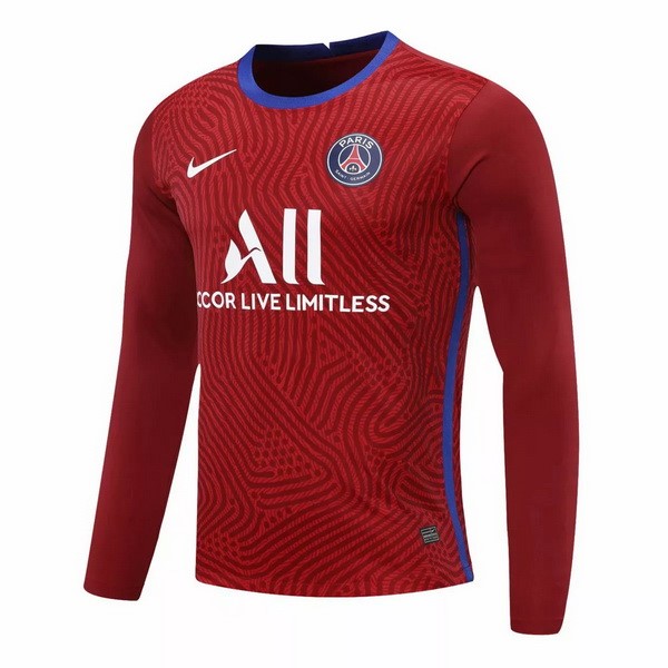 Trikot Paris Saint Germain ML Torwart 2020-21 Rote Fussballtrikots Günstig